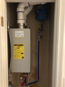 Natural Gas Tankless Water Heater installation in Tulsa