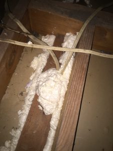 Foam sealing wall plates